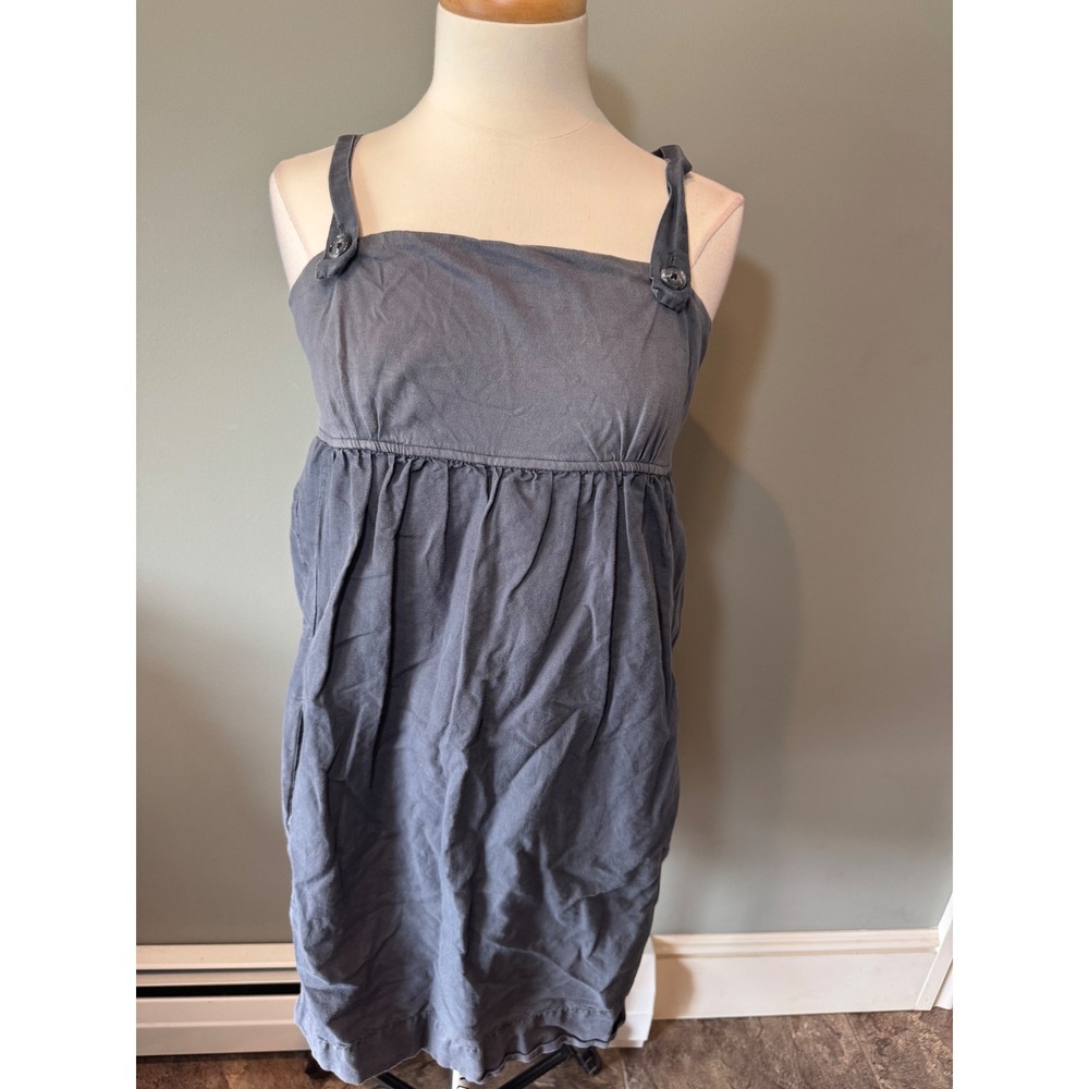 James Perse Los Angeles Gray Dress‎ Sleeveless Casual Sundress Size 3 EUC